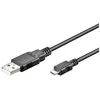 Image de Câble USB - Wentronic 95736 - Noir - 15cm - Double blindage - Transfert de données jusquà 480 Mbit/s