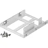 Image de Wentronic 9595875 Double cadre de montage de 8 9 cm pour disque dur de 6 35 cm - 1 pièce Métal
