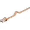 Image de Câble Patch Plat Goobay Cat 6, U/utp, Marron Clair