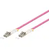 Image de Cable Fibre Optique Goobay Lc-lc Om4 5 M Rose