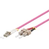 Image de Câble À Fibre Optique Goobay, Multimode (om4) Violet