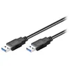 Image de Câble USB goobay - USB Type A (M) pour USB Type A (M) - USB 3.0 - 5 m - noir
