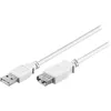 Image de Rallonge de câble USB - goobay - USB 2.0 - 60 cm - Double blindage - Conducteur central en cuivre