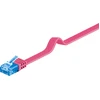 Image de Câble Patch Plat Goobay Cat 6a, U/utp, Magenta