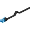 Image de Câble Patch Plat Goobay Cat 6a, U/utp, Noir