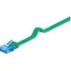 Image de Câble Patch Plat Goobay Cat 6a, U/utp, Vert