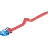 Image de Câble Patch Plat Goobay Cat 6a, U/utp, Rouge