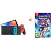 Image de SWITCH OLED NEON + MARIO ET THE LAPINS CRETINS SPARKS OF HOPE