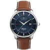 Image de Montre - Zeppelin - 8442-3 - Analogique - Cuir marron - Boîtier acier inoxydable