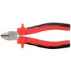 Image de Pince coupante diagonale KS TOOLS ERGOTORQUE 160 mm - Acier à outils spécial et chrome mat - Rouge