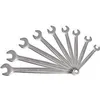 Image de Jeu de 9 clés mixtes métriques - KS TOOLS - 922.0043 - Clé plate à cliquet en boite - 8 à 19 mm - Angle de fourche oeil incliné à 15°
