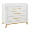 Image de Commode Schardt Miami Avec Plan À Langer 3 Tiroirs L 109 H 101 P 72 Multicolor Bois Mdf Mélaminé