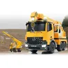 Image de Grue Télécommandée Mercedes-benz Arocs Liebherr 1:20 Jaune Jamara