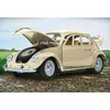 Image de Voiture Télécommandé Die-cast Vw Beetle 40 Mhz 1:18 Blanc Crème Jamara