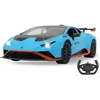 Image de Voiture Télécommandée Lamborghini Huracán Sto 1:14 Bleu 2,4ghz