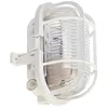 Image de Deko Light Syrma Oval Weiß 401011 Plafonnier extérieur Applique extérieure blanc