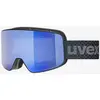 Image de Masque Uvex Pyrit FM noir mat avec lentille Mirror Blue