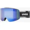 Image de Masque Uvex Provoqe FM noir mat avec écran Mirror Blue