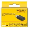 Image de Adaptateur WLAN bi-bande - DeLOCK - 1775 Mbit/s - Wi-Fi 6 (802.11ax) - Bi-bande (24 GHz / 5 GHz) - USB - OFDMA