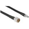 Image de Câble dantenne - DELOCK - CFD400 - 1 m - Coaxial - Faible atténuation