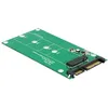Image de Adaptateur SATA - DELOCK - M.2 NGFF - Connecteur 22 broches - Compatible SSD 2280/2260/2242/2230 - Noir