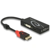 Image de Delock Adaptateur DisplayPort passif vers VGA/HDMI/DVI compatible 4K