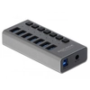Image de Delock Externe Usb 5 Gbps Hub Avec 7 Ports Et Interrupteurs
