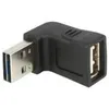 Image de Adaptateur USB DELOCK - EASY USB 2.0-A ST>A BU - Connecteur à 90 degrés - Noir