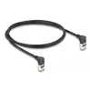Image de Cable Reseau Delock Rj45 Cat.6a S/ftp Slim 90° Haut / Haut Angulaire 1 M
