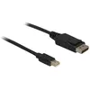 Image de Câble vidéo/audio DeLOCK - Mini DisplayPort (M) vers DisplayPort (M) - 1.8m