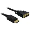 Image de Câble Displayport Vers Dvi Delock Passif Noir 5 Mètres