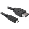 Image de Delock 3m Hdmi Câble Hdmi Hdmi Type A (standard) Hdmi Type D (micro) Noir