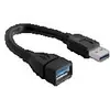 Image de Câble Usb Delock 82776 Connexion Noir