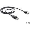 Image de Cable Delock Easy-usb 2.0 Type-a - Rallonge M/m 1 M Noir