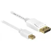 Image de Câble Mini DisplayPort DELOCK ST > 50 M Blanc - 83484