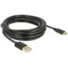 Image de Câble USB DELOCK - USB-C - 4m - Double blindage - Noir