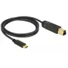 Image de Cable Usb 3.1 Gen2 Cb Delock 83675, 1,0 M, Noir