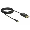 Image de Cable Delock Usb Type-c Male Displayport Male Dp-alt Mode 4k 60 Hz 2 M