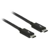 Image de Cable Delock Thunderbolt  3 Usb-c  Male Usb-c  1,0 M