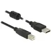 Image de Cable Delock Usb 2.0 Type A Male Usb 2.0 Type B Male 5,0 M Noir