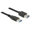 Image de Cable D'extension Delock Usb 3.0 Type-a Male Vers Usb 3.0 Type-a Femelle 3 M
