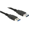 Image de Câble USB DELOCK - USB Type A (M) vers USB Type A (M) - USB 3.0 50 cm - Noir