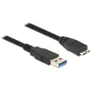 Image de Cable Usb 3.0 A Male Delock Usb 3.0 Micro-b Male 2 M