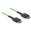 Image de Câble interne SAS - DELOCK - MiniLink SAS - 50 cm - OCuLink SFF-8611 - Vert