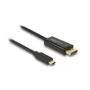 Image de Adaptateur Usb C Vers Displayport Delock 85255 Noir 1 M