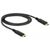 Image de Cable Usb-c Delock 85531 1 M 3.2 Gen 2 (3.1 Gen 2) Noir