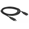 Image de Cable Usb-c Delock 85532 M/h 1,50 M Noir