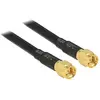 Image de Câble D'antenne Delock Sma (m) Vers Sma (m) 5,0m Noir