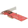 Image de Contrôleur de stockage - DELOCK - PCI Express x4 - 1 x M.2 NVMe - PCIe 3.0 - Dissipateur thermique
