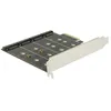 Image de Contrôleur de stockage RAID - DELOCK - 4 Canaux M.2 - PCIe x4 - Noir - Compatible Windows et Linux